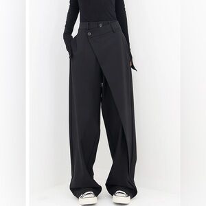 Commense Black Wide Leg Pants